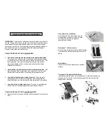 Preview for 6 page of Columbia THERAPEDIC 2000 Instructions For Use Manual