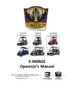 Предварительный просмотр 1 страницы Columbia TOMBERLIN E-MERGE E2 Coupe Operator'S Manual