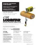 Preview for 1 page of Columbus McKinnon CM LODESTAR Operating, Maintenance & Parts Manual