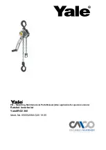 Preview for 1 page of Columbus McKinnon Yale ERGO 360 Operating, Maintenance & Parts Manual