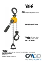 Columbus McKinnon Yale handy 250 Translated Operating Instructions preview