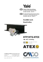 Columbus McKinnon Yale HTG 1000 ATEX Translated Operating Instructions предпросмотр