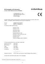 Preview for 11 page of Columbus BS 361 eco Original User Manual