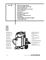 Предварительный просмотр 1 страницы Columbus SW 32 P Operating Manual