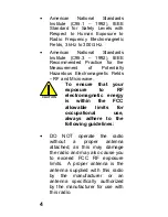 Preview for 4 page of Com-Net Ericsson PANTHER 300P Operator'S Manual