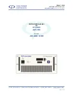 Preview for 1 page of COM-power corporation ARI-6000-100W Instruction Manual