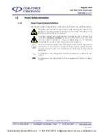 Preview for 8 page of COM-power corporation CLEM-6146 Instruction Manual