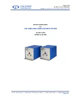 Preview for 1 page of Com-Power LI-550C Instruction Manual