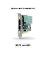 Preview for 1 page of coM.sat PCI-GSM-Board User Manual