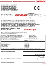 Предварительный просмотр 15 страницы COMAC NUOVA CARPET User Manual