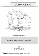 Предварительный просмотр 1 страницы COMAC ULTRA 120 B-G Use And Maintenance Manual