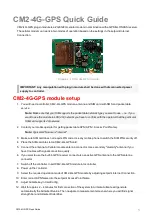 Preview for 1 page of ComAp CM2-4G-GPS Quick Manual