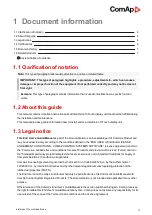 Preview for 4 page of ComAp InteliVision 13Touch Global Manual