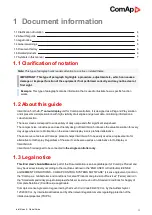 Preview for 4 page of ComAp InteliVision 5 Global Manual