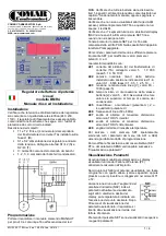 Comar Condensatori BMR4 Installation And User Manual предпросмотр