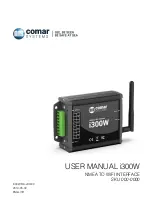 Preview for 1 page of Comar Systems i300W User Manual