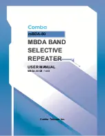 Предварительный просмотр 1 страницы COMBA mBDA-80 User Manual