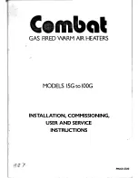 COMBAT 100g Installation, Comissioning, User And Service Instructions preview