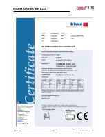 Preview for 3 page of COMBAT ECO105A Operating, Installation And Maintenance Manual