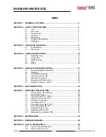 Preview for 5 page of COMBAT ECO105A Operating, Installation And Maintenance Manual