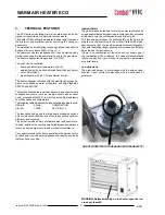 Preview for 8 page of COMBAT ECO105A Operating, Installation And Maintenance Manual