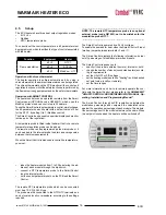 Preview for 16 page of COMBAT ECO105A Operating, Installation And Maintenance Manual