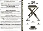 Combelle Jade 184001 Quick Start Manual предпросмотр