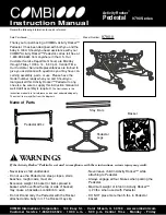 Предварительный просмотр 1 страницы Combi Activity Rocker Pedestal 9790 Series Instruction Manual