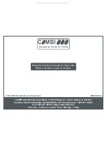 Предварительный просмотр 20 страницы Combi Apogee 8200 Series Instruction Manual