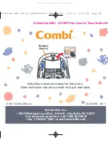 Preview for 80 page of Combi Coccoro 8220 Series Manual