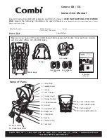 Combi Cosmo DX Instruction Manual предпросмотр