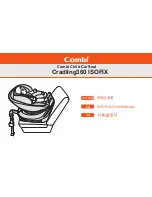 Combi Cradling360 ISOFIX Instruction Manual preview