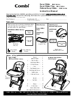 Combi Easy Glider 9800 Series Instruction Manual preview