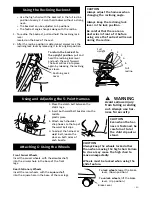 Preview for 4 page of Combi Easy Glider 9800 Series Instruction Manual