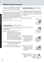 Preview for 2 page of Combi Neosis First 2.5 EG User Manual