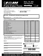 Предварительный просмотр 12 страницы Combi Tetra TS 6700 Instruction Manual