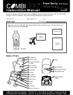 Combi Travel Savvy 2120 Series Instruction Manual preview