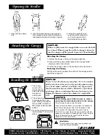 Preview for 3 page of Combi Travel Savvy 2120 Series Instruction Manual