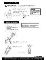 Preview for 5 page of Combi Travel Savvy 2120 Series Instruction Manual