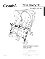 Предварительный просмотр 1 страницы Combi Twin Savvy E Instruction Manual