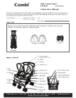 Предварительный просмотр 1 страницы Combi Twin Savvy Sport 7225 Series Instruction Manual