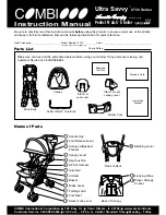 Preview for 1 page of Combi Ultra Savvy 2730 Series Instruction Manual