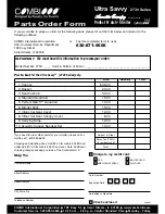 Preview for 12 page of Combi Ultra Savvy 2730 Series Instruction Manual