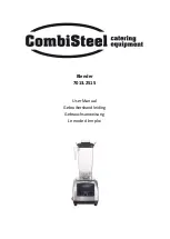 Preview for 1 page of CombiSteel 7013.2515 User Manual