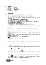 Preview for 5 page of CombiSteel 7020.0145 User Manual