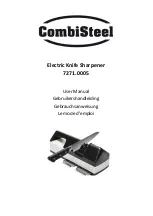 Preview for 1 page of CombiSteel 7271.0005 User Manual