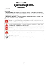 Preview for 3 page of CombiSteel 7478.0110 Instruction Manual