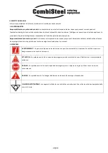 Предварительный просмотр 28 страницы CombiSteel 7478.0110 Instruction Manual