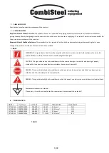 Предварительный просмотр 3 страницы CombiSteel 7478,0130 Instruction Manual