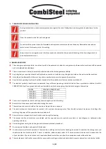 Предварительный просмотр 6 страницы CombiSteel 7478,0130 Instruction Manual